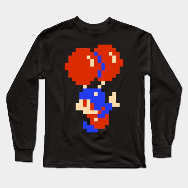 Balloon Fighter Long Sleeve T-Shirt by Delsman35